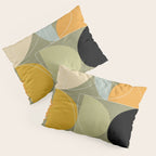 mid century geometric winter 4 Pillow Sham Gallery Image 3