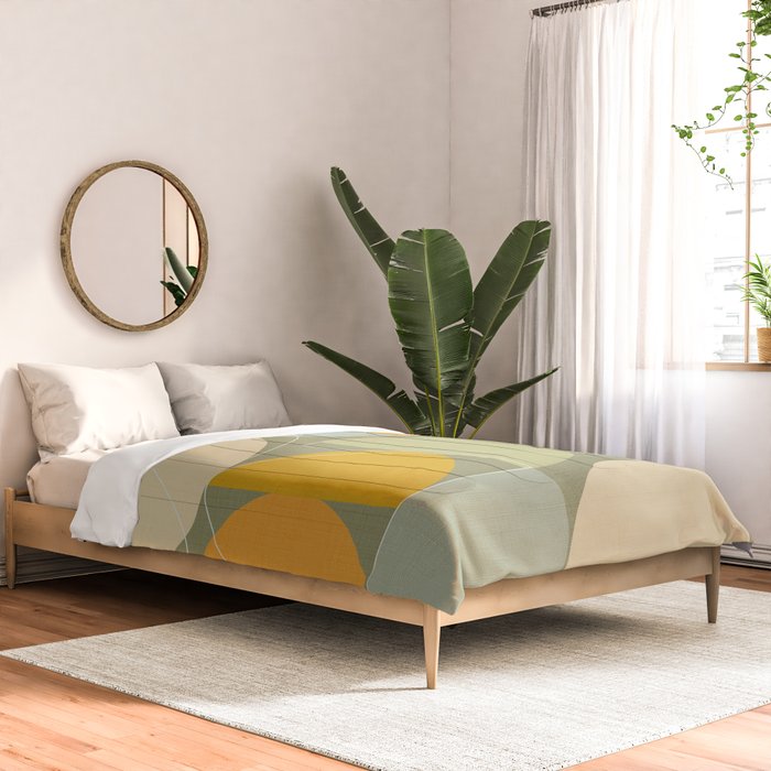 mid century geometric winter 4 Comforter Gallery Image 2