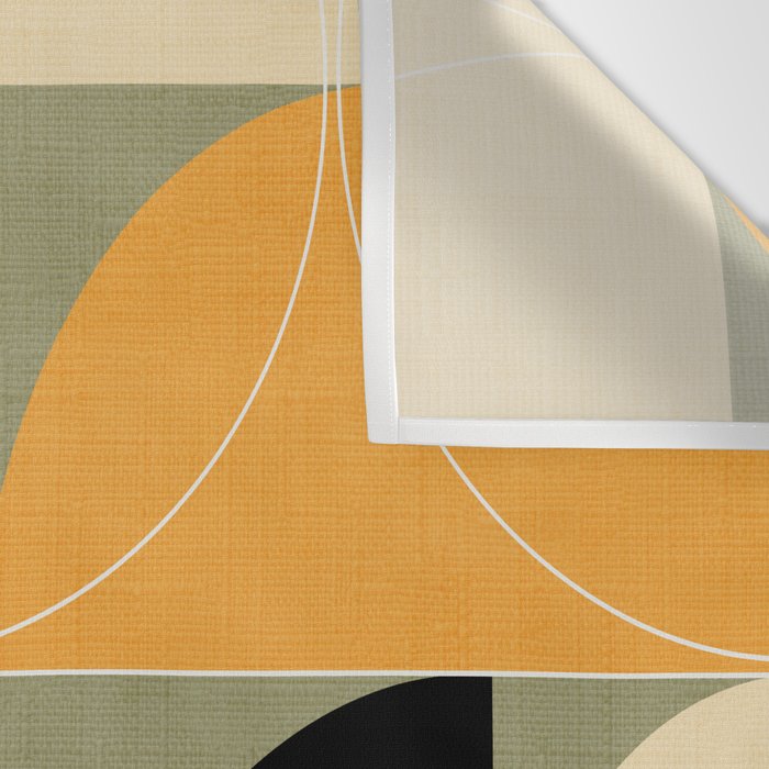 mid century geometric winter 4 Wall Tapestry Gallery Image 3