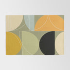 mid century geometric winter 4 Rug Gallery Image 2