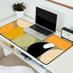 mid century geometric winter 4 Desk Mat Gallery Image 2