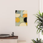 mid century geometric winter 4 Poster Gallery Image 2