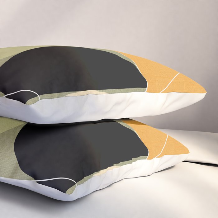 mid century geometric winter 4 Pillow Sham Gallery Image 3