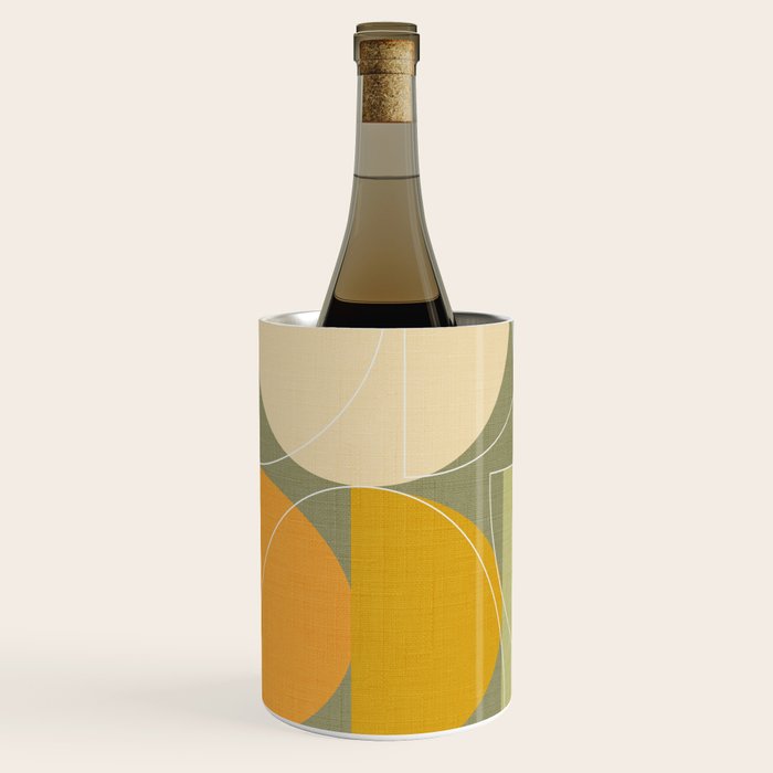 mid century geometric winter 4 Wine Chiller Gallery Image 2