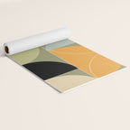 mid century geometric winter 4 Yoga Mat Gallery Image 2