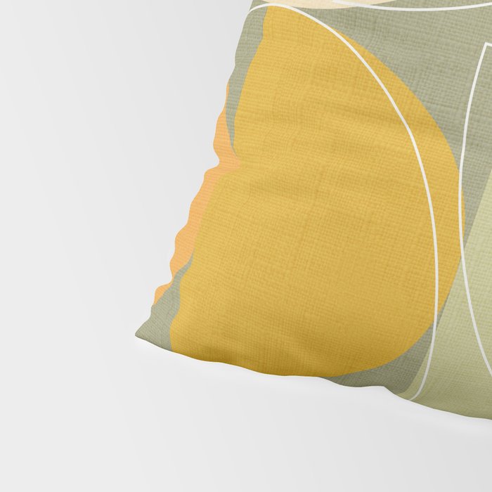 mid century geometric winter 4 Pillow Sham Gallery Image 4