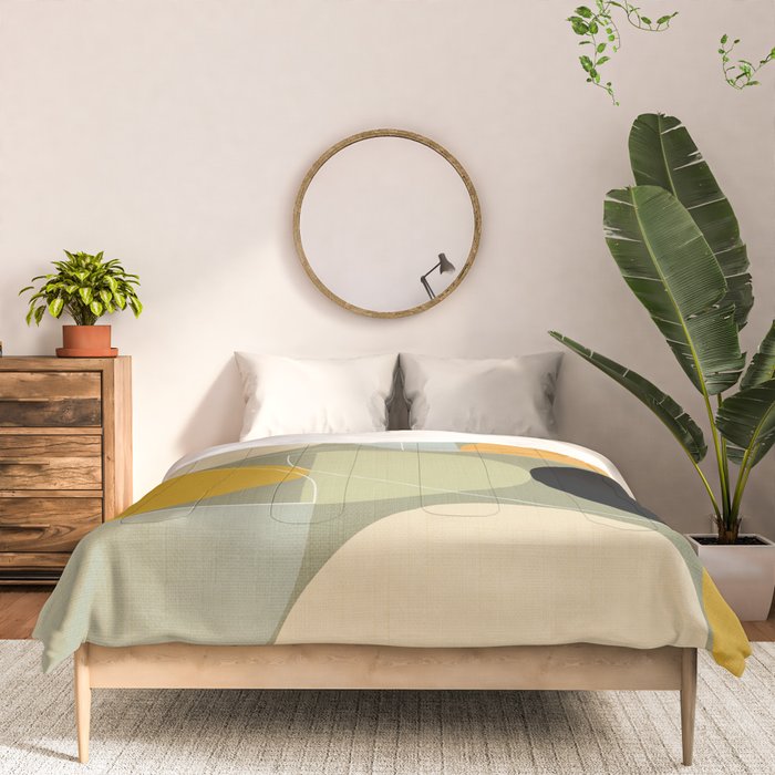 mid century geometric winter 4 Comforter Gallery Image 3