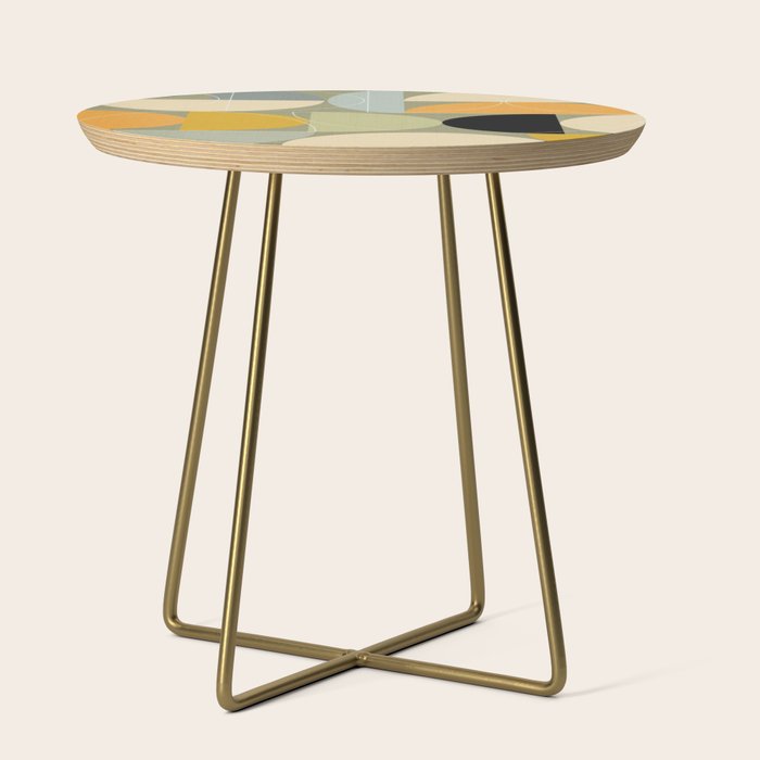 mid century geometric winter 4 Side Table Gallery Image 1