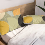 mid century geometric winter 4 Pillow Sham Gallery Image 2