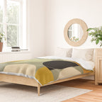 mid century geometric winter 4 Duvet Cover Gallery Image 2