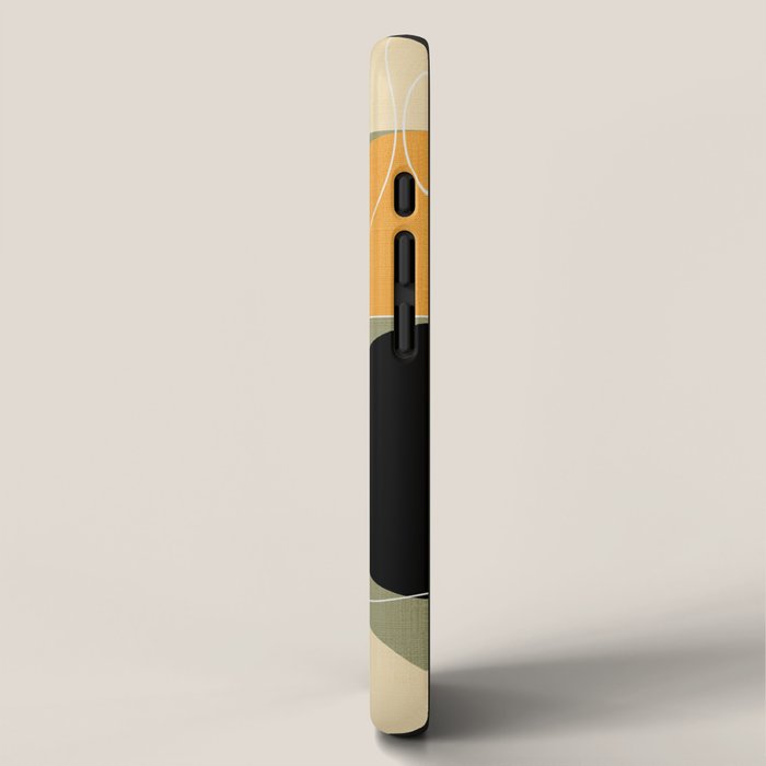 mid century geometric winter 4 iPhone Case Gallery Image 2