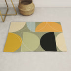 mid century geometric winter 4 Rug Gallery Image 1
