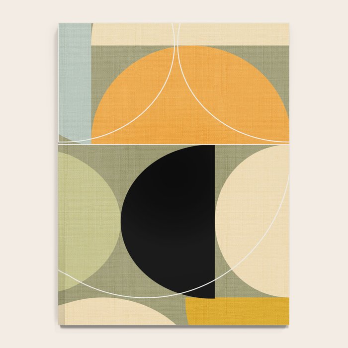 mid century geometric winter 4 Notebook Gallery Image 4