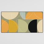 mid century geometric winter 4 Desk Mat Gallery Image 3