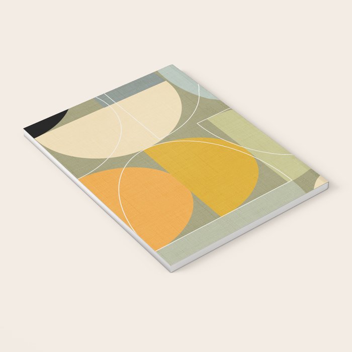 mid century geometric winter 4 Notebook Gallery Image 3