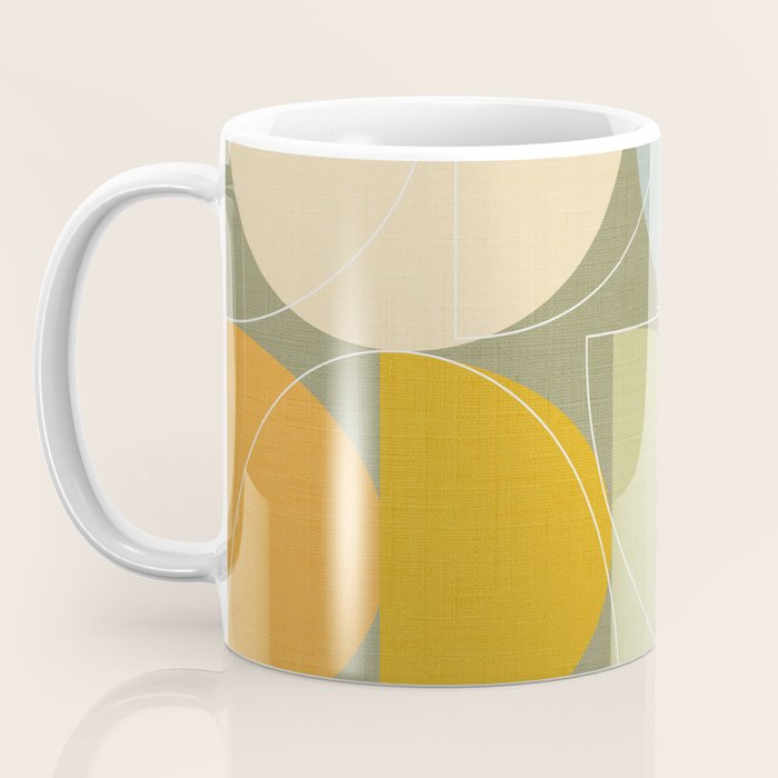 mid century geometric winter 4 Coffee Mug Gallery Image 3