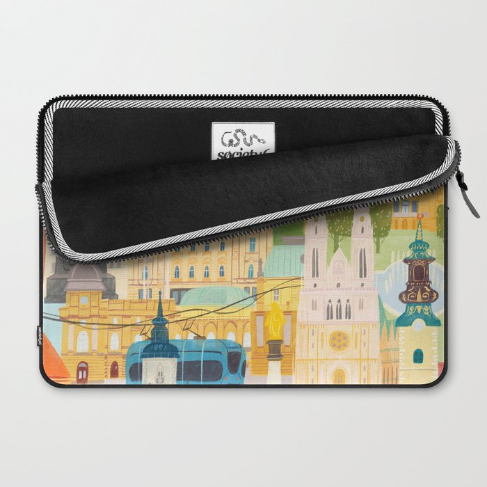 Zagreb Laptop Sleeve Gallery Image 2