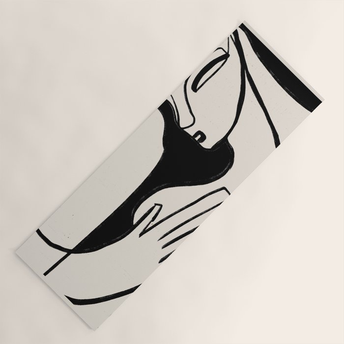 Abstract Female Figure 24 Yoga Mat Gallery Image 1