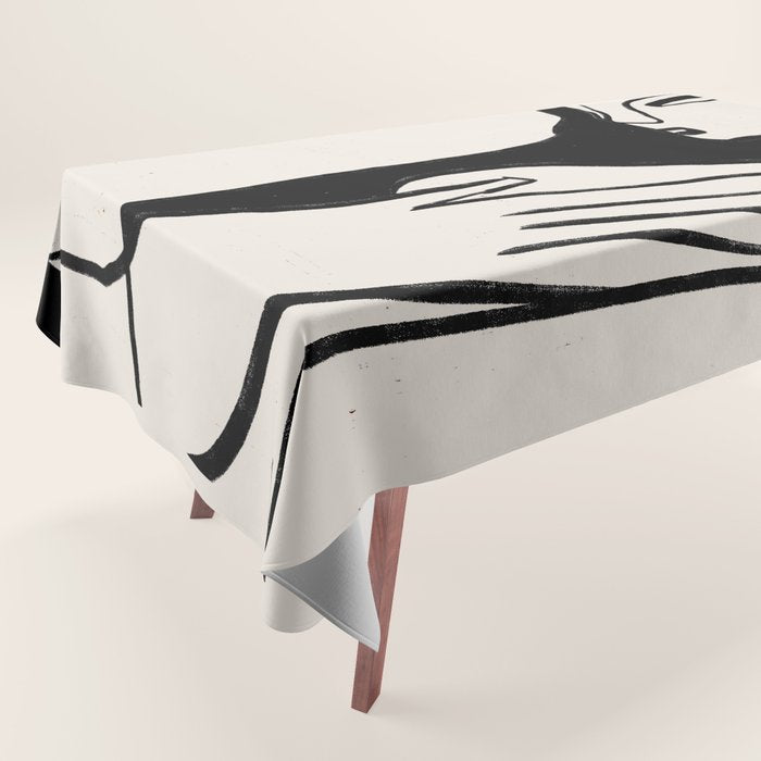 Abstract Female Figure 24 Tablecloth Gallery Image 1