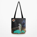 Planet Dolphin Tote Bag Gallery Image 2