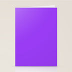 Bright Fluorescent Neon Purple Stationery Card Gallery Image 2