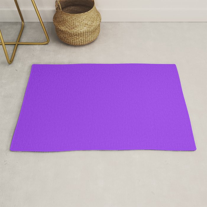 Bright Fluorescent Neon Purple Rug Gallery Image 1