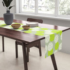 Pickleball Ball Pattern Table Runner Gallery Image 2