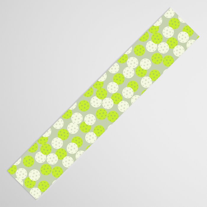 Pickleball Ball Pattern Table Runner Gallery Image 3