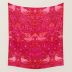 Indian Summer Rich Pink Wall Tapestry Gallery Image 4