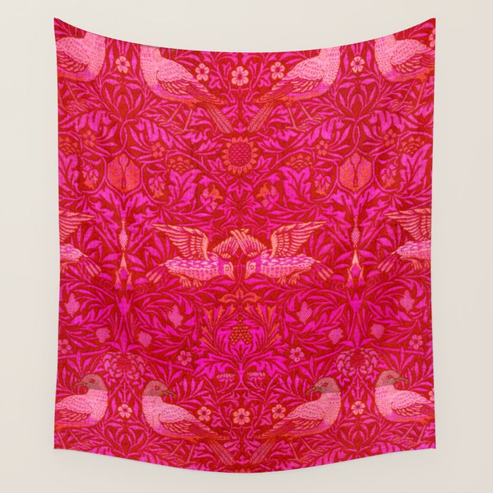 Indian Summer Rich Pink Wall Tapestry Gallery Image 1