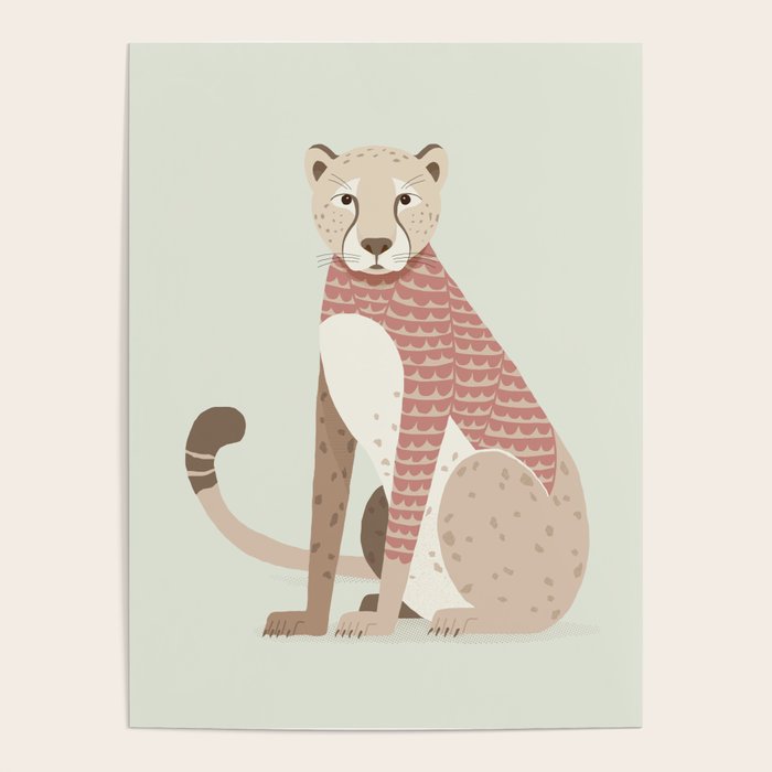 Whimsical Cheetah Poster Gallery Image 4