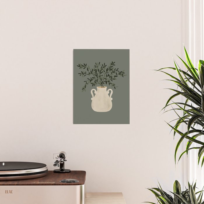 Vase no. 31 with Winter Greenery  Poster Gallery Image 2