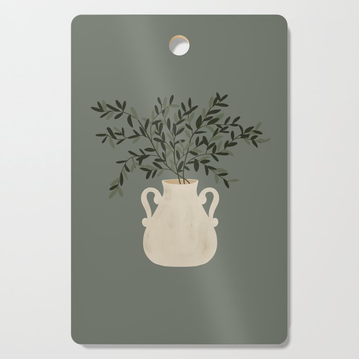 Vase no. 31 with Winter Greenery  Cutting Board Gallery Image 1