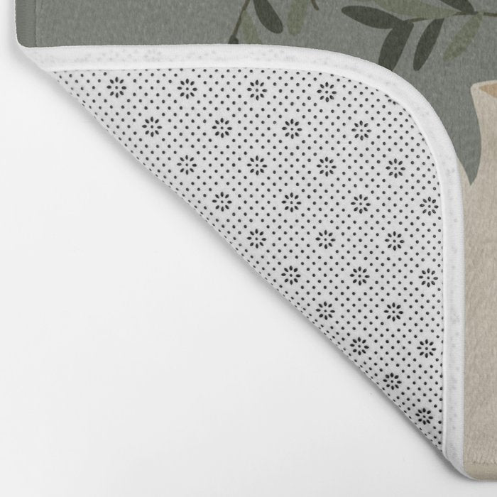 Vase no. 31 with Winter Greenery  Bath Mat Gallery Image 2