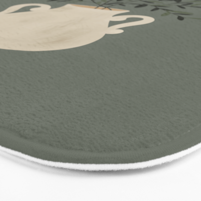 Vase no. 31 with Winter Greenery  Bath Mat Gallery Image 3