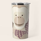 Whimsical Orangutan Travel Mug Gallery Image 1