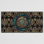 Sri Yantra  / Sri Chakra Marble and Gold Desk Mat Gallery Image 3