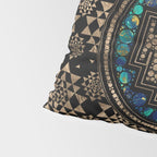 Sri Yantra  / Sri Chakra Marble and Gold Pillow Sham Gallery Image 4