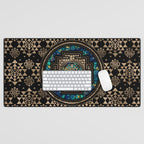Sri Yantra  / Sri Chakra Marble and Gold Desk Mat Gallery Image 1