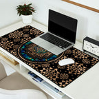 Sri Yantra  / Sri Chakra Marble and Gold Desk Mat Gallery Image 2