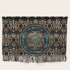 Sri Yantra  / Sri Chakra Marble and Gold Wall Hanging Gallery Image 1