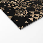 Sri Yantra  / Sri Chakra Marble and Gold Welcome Mat Gallery Image 2