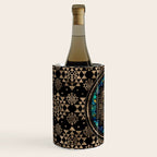 Sri Yantra  / Sri Chakra Marble and Gold Wine Chiller Gallery Image 2