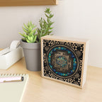 Sri Yantra  / Sri Chakra Marble and Gold Mini Art Print Gallery Image 2