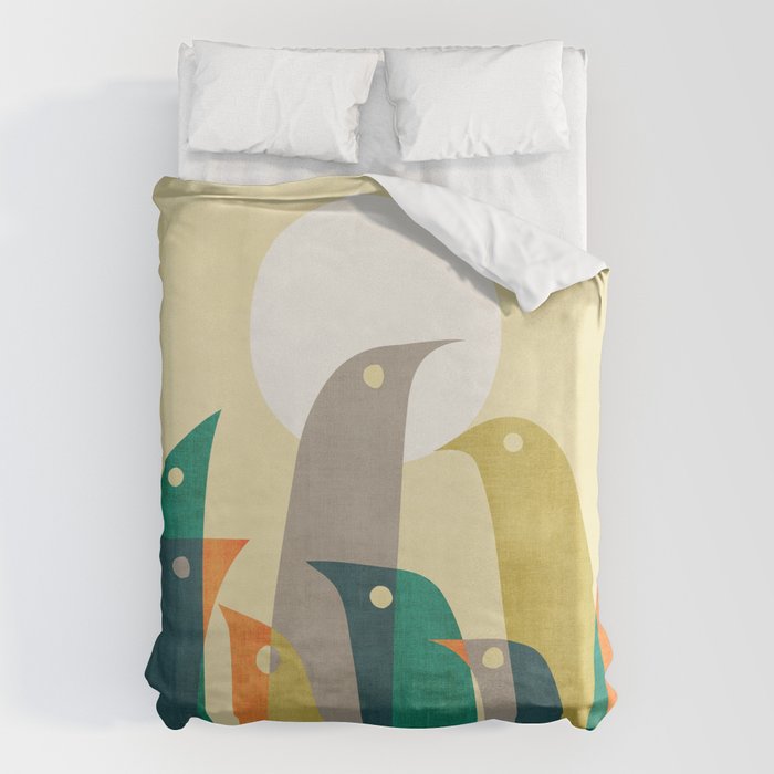 Wild birds at the beach Duvet Cover Gallery Image 6