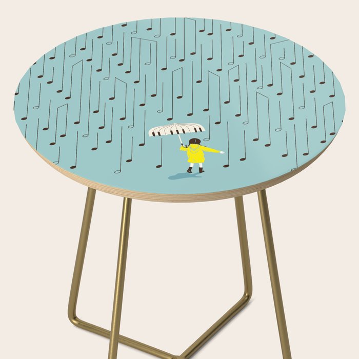 Singing in the Rain v2 Side Table Gallery Image 2