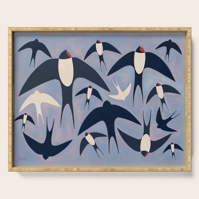 Swallows Serving Tray Gallery Image 1