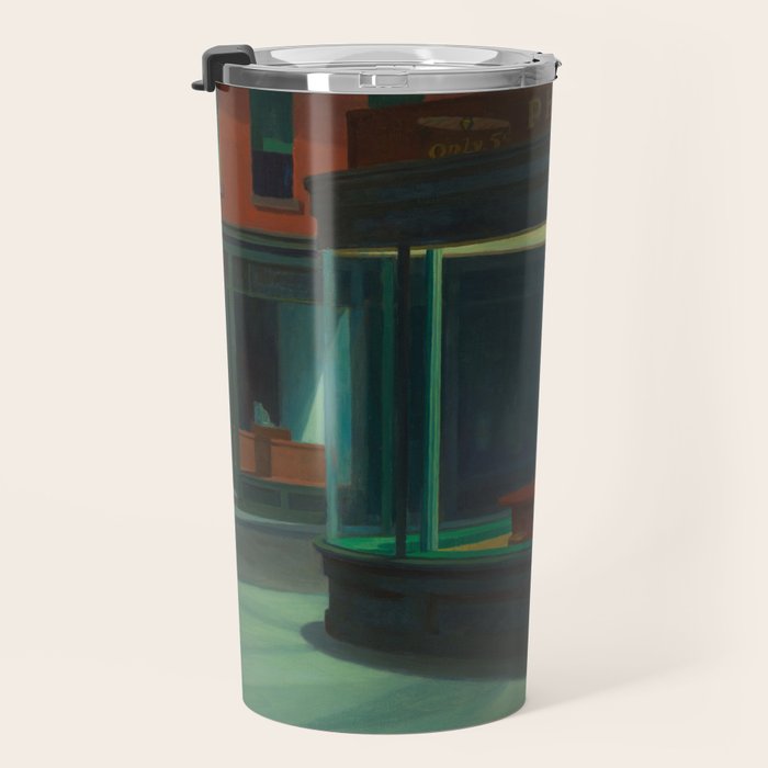 Nighthawks by Edward Hopper  Travel Mug Gallery Image 3