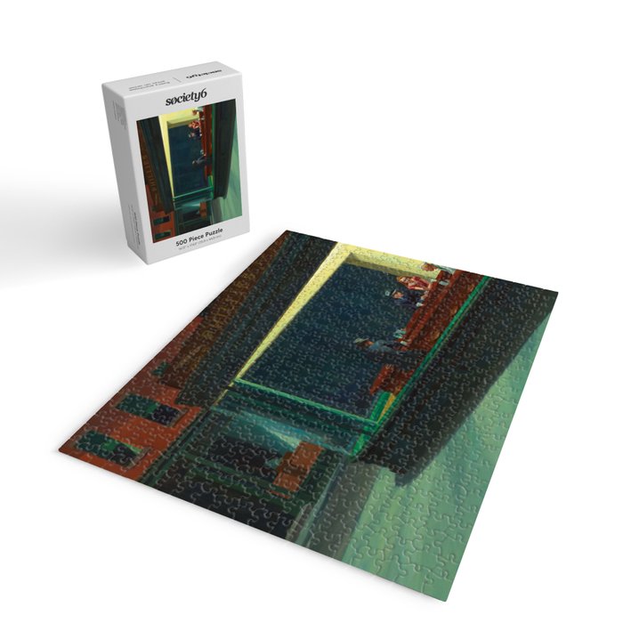 Nighthawks by Edward Hopper  Jigsaw Puzzle Gallery Image 2