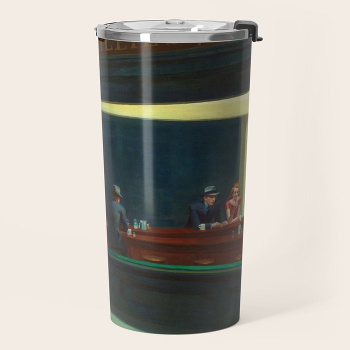 Nighthawks by Edward Hopper  Travel Mug Gallery Image 2